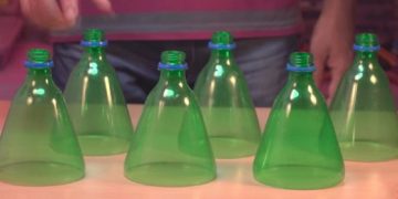 Eine „Klimaanlage“ aus einem Ventilator und Plastikflaschen basteln