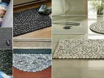 DIY Steinteppich oder -matte