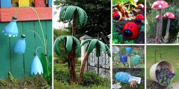 34 einfache und preiswerte DIY-Ideen, um den Garten und Hof zu verschönern