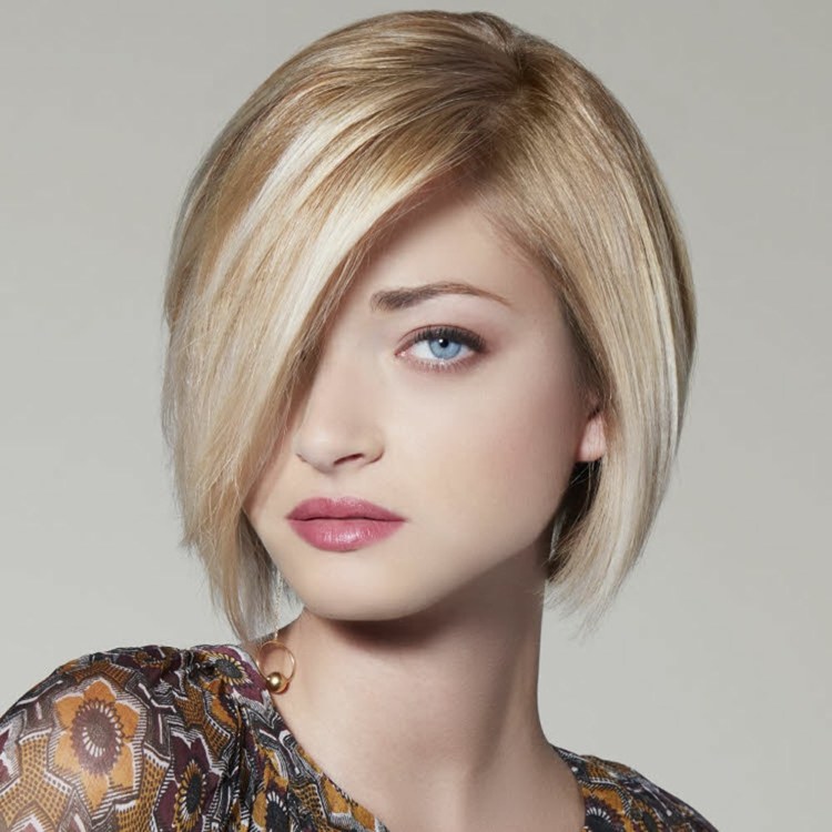 bob-balayage-frc3bchling-sommer-2018-seitenscheitel-kurzhaarfrisuren-damen bob balayage frühling sommer 2018 seitenscheitel kurzhaarfrisuren damen